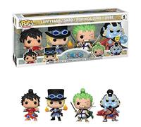 Funko Pop! Animation: One Piece - Monkey D. Luffy - 4 Pack - Brilla en la Oscuridad- Figura de Vinilo Coleccionable - Idea de Regalo - Mercancia Oficial - Juguetes para Niños y Adultos