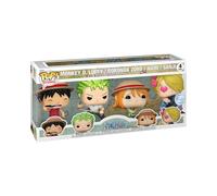 Funko Pop Animation One Piece Refresh 4 Pack Figura de Vinilo Coleccionable, Idea de Regalo, Juguetes para Niños y Adultos, Anime Fans, Muñeco para Coleccionistas