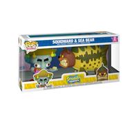 Funko Pop! Animation: Spongebob Squarepants - Squidward & Sea Bear 2 Pack | Merchandising Oficial - Figura de Vinilo Coleccionable para Decoración - Regalo Friki de Cumpleaños