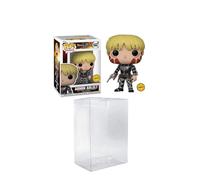 Funko ¡Pop! Animation: Temporada final de Attack on Titan - Armin Arlelt Chase incluido con un protector de ático de Byron