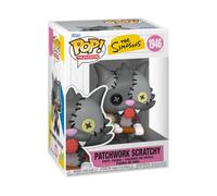 Funko POP! Animation: The Simpsons - Scratchy Patchwork | Merchandising Oficial - Figura de Vinilo Coleccionable para Decoración - Regalo Friki de Cumpleaños