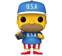 Funko Pop! Animation: The Simpsons-USA Homer Simpson - Figura de Vinilo Coleccionable - Idea de Regalo- Mercancia Oficial - Juguetes para Niños y Adultos - TV Fans - Muñeco para Coleccionistas