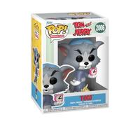 Funko Pop! Animation: Tom and Jerry - Tom with Clock - Figura de Vinilo Coleccionable - Idea de Regalo - Mercancía Oficial - Juguetes para niños y Adultos - Figura Modelo para coleccionistas
