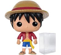Funko Pop Anime: One Piece - Monkey D. Luffy Figura de Vinilo (empaquetado con Funda Protectora de Caja Pop)