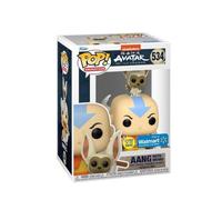 Funko Pop! Avatar, El último Maestro del Aire Aang con Momo Exclusivo Fosforescente