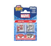 Funko Pop! Bitty - Juego de 2: Spider-Man - Spider-Man y Venom - 2,2 cm - Coleccionable - Idea de Regalo - Calcetines de Fiesta - Decoración para Tartas