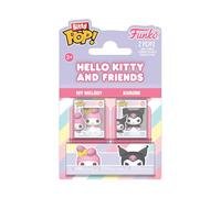 Funko Pop! Bitty - Paquete de 2 unidades: Sanrio - My Melody & Kuromi - 0.9 pulgadas (2.2 cm) coleccionable - Idea de regalo - Bolsas de fiesta - Decoración para tartas