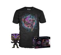 Funko Pop Black Panther Black Light y Tees Special Edition Marvel 891