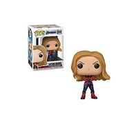 Funko Pop! Bobble: Marvel Avengers Endgame: Captain Marvel - Figura de Vinilo Coleccionable - Idea de Regalo- Mercancia Oficial - Juguetes para Niños y Adultos - Movies Fans