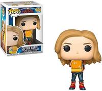 Figura De Vinilo Pop Funko 444 De Captain Marvel Con Lunchbox 3.75"