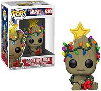 Funko Pop! Bobble Marvel: Guardians of The Galaxy - Holiday - Groot - Guardianes de la Galaxia - Figura de Vinilo Coleccionable - Idea de Regalo- Mercancia Oficial - Juguetes para Niños y Adultos