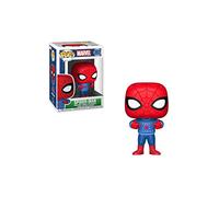 Funko Pop! Bobble: Marvel: Holiday Spider-Man With Ugly Sweater - Marvel Comics - Cómics Marvel - Figura de Vinilo Coleccionable - Idea de Regalo - Mercancia Oficial - Juguetes para Niños y Adultos