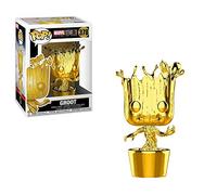 Funko Pop! Bobble: Marvel: Marvel Studios 10: Groot - (Chrome) - Figura de Vinilo Coleccionable - Idea de Regalo- Mercancia Oficial - Juguetes para Niños y Adultos - Movies Fans