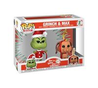 Funko Pop! Books: HTGSC - The Grinch with MAX 2PK - How The Grinch Stole Christmas - Figura de Vinilo Coleccionable - Idea de Regalo- Mercancia Oficial - Juguetes para Niños y Adultos - Movies Fans