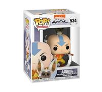 Avatar The Last Airbender Aang Con Momo Pop Animación #534 Vinyl Figura Funko
