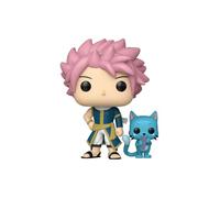 Funko Pop! & Buddy: Fairy Tail 100 Years Quest - Natsu & Happy - Figura de Vinilo Coleccionable - Idea de Regalo - Mercancía Oficial - Juguetes para niños y Adultos
