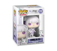 Funko pop! & buddy: re: zero - emilia with puck - figura de vinilo col