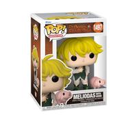 Funko Pop! & Buddy: Seven Deadly Sins - Meliodas with Hawk - Figura de Vinilo Coleccionable - Juguetes para Niños y Adultos - Fans del Anime - Modelo de Figura para Coleccionistas