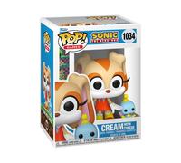 Funko Pop! & Buddy: Sonic - Cream with Cheese - Sonic The Hedgehog - Figura de Vinilo Coleccionable - Idea de Regalo- Mercancia Oficial - Juguetes para Niños y Adultos - Video Games Fans