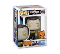 Funko Pop! & Buddy: Star Trek Next Generation - Lt. Comm Data with Spot - Star Trek The Next Generation - Figura de Vinilo Coleccionable - Idea de Regalo - Mercancia Oficial - TV Fans