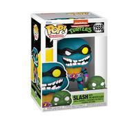 Funko Pop! & Buddy: Teenage Mutant Ninja Turtles (TMNT) - Slash & Turtle Slash & Pre-mutated, Turtle Slash & Turtle Slash - TMNT Retro/Classic - Figura de Vinilo Coleccionable - Idea de Regalo