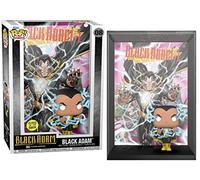 Dc Pop Comic Cover Vinile Figura Black Adam (glow-in-the-dark) 9 Cm Funko