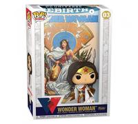 Funko Pop! Vinyl Comic Cover: Wonder Woman 80th - Wonder Woman - (Rebirth) On Throne - Figura de Vinilo Coleccionable - Idea de Regalo- Mercancia Oficial - Juguetes para Niños y Adultos