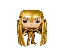 Figura Funko Pop Wonder Woman Traje Dorado Metálico 9 cm Caja Original