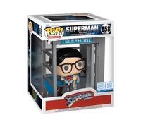 Funko Pop! Deluxe: DC Comics - Superman with Booth - Amazon Exclusive | Merchandising Oficial de Superheroes - Figura de Vinilo Coleccionable para Decoración - Regalo Friki de Cumpleaños