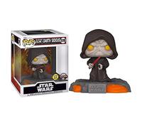 Funko Pop! Deluxe Disney: Star Wars Sith - Red Saber Series Volume 1: Darth Sidious (Glows in The Dark) (Special Edition) #519 Bobble-Head Vinyl Figure