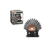 Funko Pop! Deluxe: Game 0: Tyrion Lannister Sitting On Iron Throne Collectible Figure - Game of Thrones - Juego de Tronos - Figura de Vinilo Coleccionable - Idea de Regalo- Mercancia Oficial