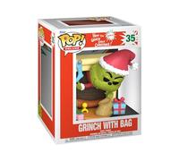 Funko Pop! Deluxe – Figura de vinilo coleccionable El Grinch con saco – Mercancía oficial
