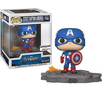 Funko Pop! Deluxe: Marvel Avengers - Captain America - (Assemble) - Figura de Vinilo Coleccionable - Idea de Regalo- Mercancia Oficial - Juguetes para Niños y Adultos - Movies Fans