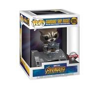 Funko Pop! Deluxe: Marvel Guardians of The Galaxy Ship - Rocket Raccoon | Merchandising Oficial de Superheroes - Figura de Vinilo Coleccionable para Decoración - Regalo Friki de Cumpleaños