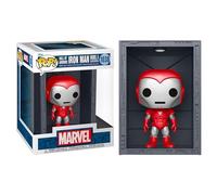 Funko – Figura de vinilo coleccionable Pop! Deluxe – Iron Man MK8 SlvrCenturion Metálico – Oficial
