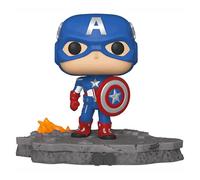 Funko Pop! Deluxe: Marvel Avengers - Captain America - (Assemble) - Figura de Vinilo Coleccionable - Idea de Regalo- Mercancia Oficial - Juguetes para Niños y Adultos - Movies Fans