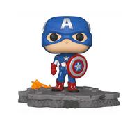 Funko Pop! Deluxe: Marvel Avengers - Captain America - (Assemble) - Figura de Vinilo Coleccionable - Idea de Regalo- Mercancia Oficial - Juguetes para Niños y Adultos - Movies Fans