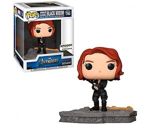 Funko Pop Deluxe Marvel LOS Vengadores Avengers Viuda Negra Assemble 45075 Muñecos cabezones, Multicolor (FUNKO-45075)