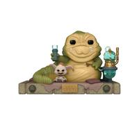 Funko Pop! Deluxe: RotJ 40th - Jabba with Salacious - Star Wars - Figura de Vinilo Coleccionable - Idea de Regalo- Mercancia Oficial - Juguetes para Niños y Adultos - Movies Fans