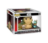 Funko Pop! Deluxe: RotJ 40th - Jabba with Salacious - Star Wars - Figura de Vinilo Coleccionable - Idea de Regalo- Mercancia Oficial - Juguetes para Niños y Adultos - Movies Fans