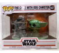 Funko Pop Deluxe Star Wars Mandaloriano 407 El Niño Con Contenedor De Huevos