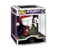 Funko Figura Pop! Deluxe Disney Pesadilla antes de Navidad 30º – Jack Skellington y Zero con árbol