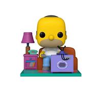 Funko Pop! Deluxe: The Simpsons-Homer Simpson Watching TV - Figura de Vinilo Coleccionable - Idea de Regalo- Mercancia Oficial - Juguetes para Niños y Adultos - TV Fans - Muñeco para Coleccionistas