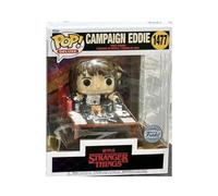 Funko Pop Deluxe! TV: Stranger Things S4 - Figura de Vinilo Coleccionable de Campaign Eddie (Exc) - Idea de Regalo - Producto Oficial - Juguetes para niños y Adultos - Figura Modelo para