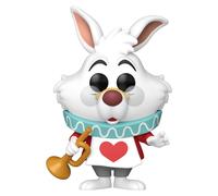Funko Pop! Disney: Alice in Wonderland Classic - White Rabbit with Horn - Figura de Vinilo Coleccionable - Idea de Regalo - Mercancía Oficial - Juguetes para niños y Adultos