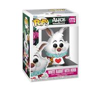 Funko Pop! Disney: Alice in Wonderland Classic - White Rabbit with Horn - Figura de Vinilo Coleccionable - Idea de Regalo - Mercancía Oficial - Juguetes para niños y Adultos