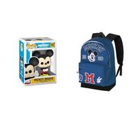 Funko Pop Disney Clásicos Mickey Mouse - Miniatura Coleccionable, Disney Mochila Mickey Class HS Fan 2.2 31×44 cm Azul