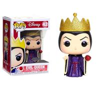Funko - Figura Disney - Reina Malvada Glitter Exclu Pop 10cm - 0889698291262