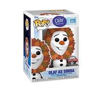 Funko Pop! Disney: Frozen - Olaf As Lion King - el Reino del Hielo - Exclusiva Amazon - Figura de Vinilo Coleccionable - Idea de Regalo- Mercancia Oficial - Juguetes para Niños y Adultos