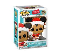 Funko Pop! Disney: Holiday - Santa Mickey Mouse - Galleta de Jengibre - Figura de Vinilo Coleccionable - Idea de Regalo- Mercancia Oficial - Juguetes para Niños y Adultos - Muñeco para Coleccionistas